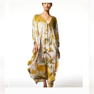Young Fabulous & Broke Dawn Tie Dye Maxi Dress  Size Small *has Flaws